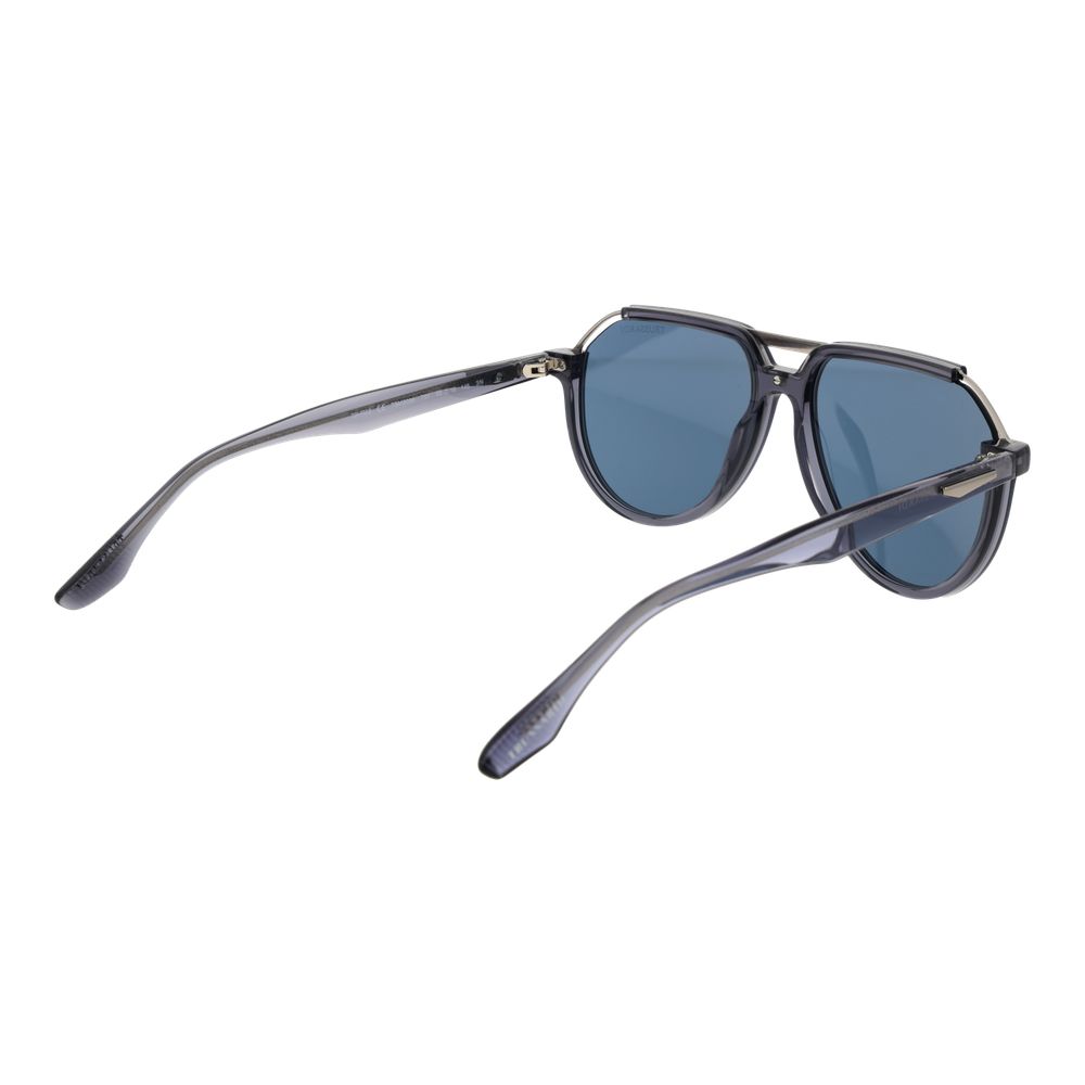 Trussardi Gray Acetate &amp; Stainless Steel Sunglasses