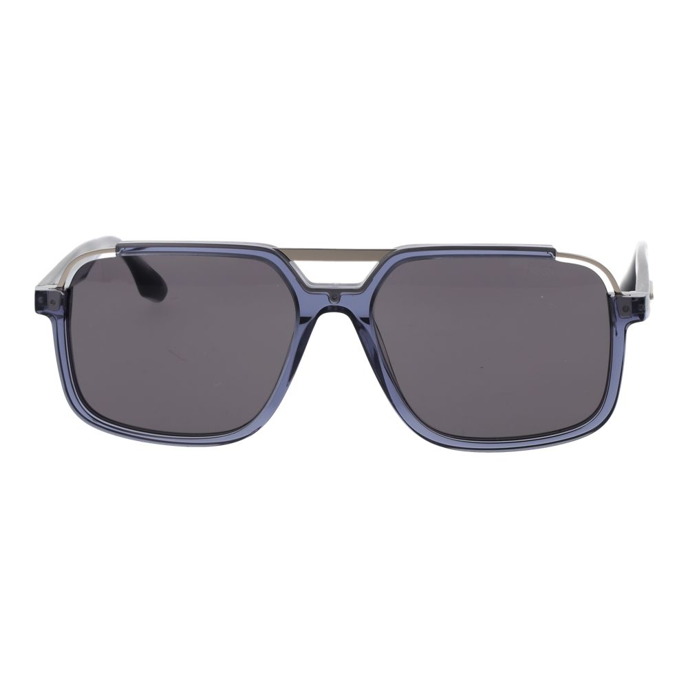 Trussardi Blue Acetate &amp; Stainless Steel Sunglasses