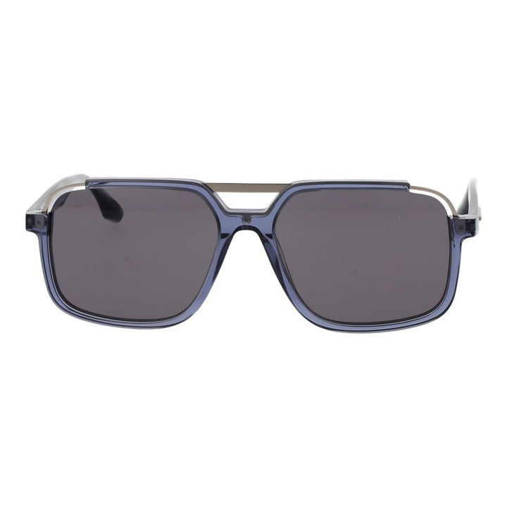 Trussardi Blue Acetate &amp; Stainless Steel Sunglasses