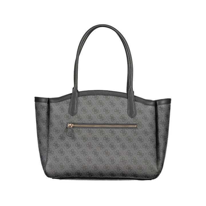 Guess Jeans Black Polyethylene Handbag