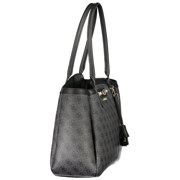 Guess Jeans Black Polyethylene Handbag