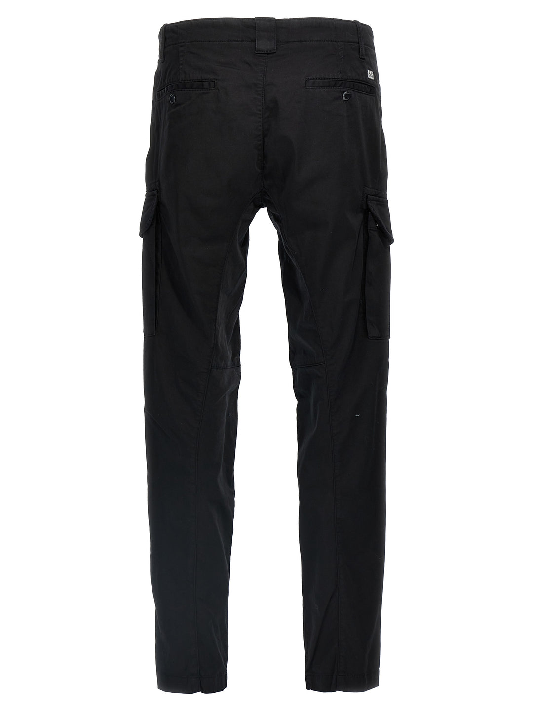 C.P. Company Black Cotton Cargo Pants