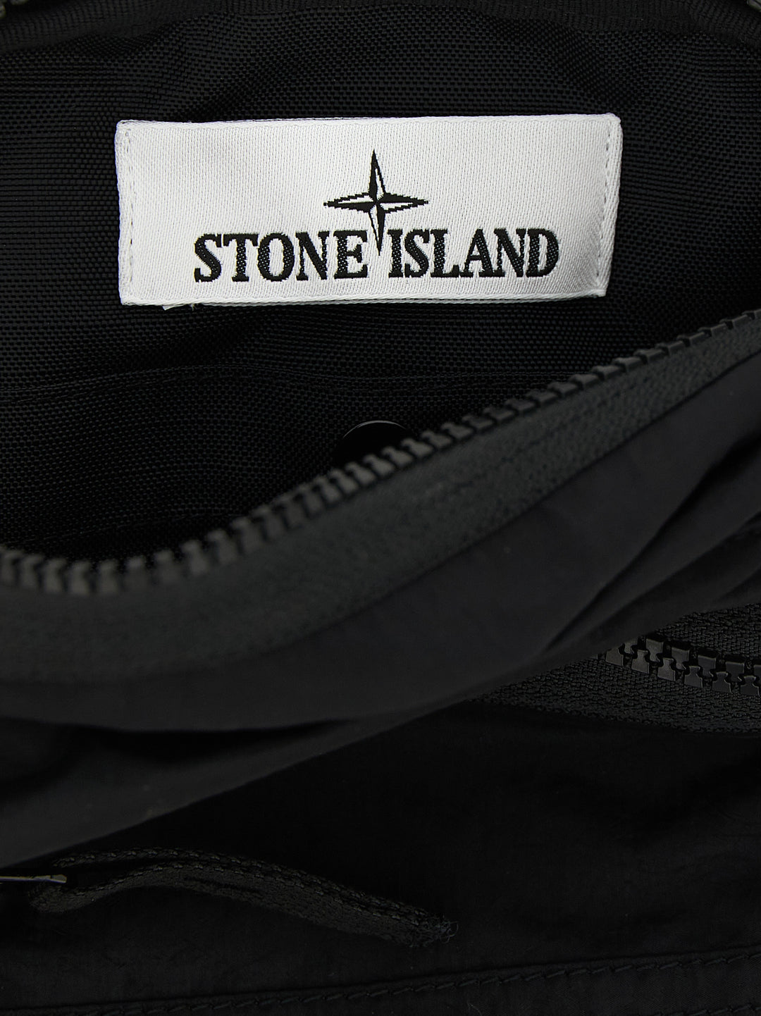 Stone Island Black Polyamide Crossbody Bag