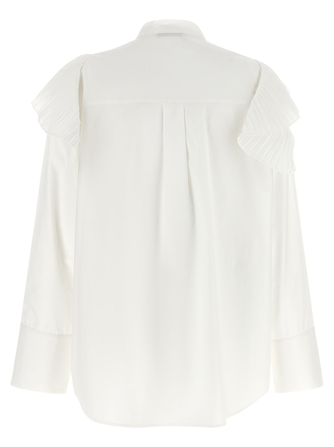 Alberta Ferretti White Cotton Blouse