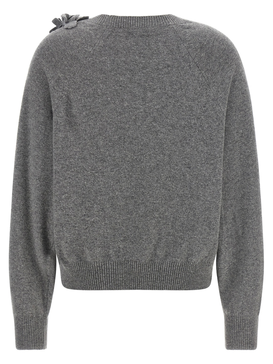Alberta Ferretti Gray Virgin Wool Cardigan