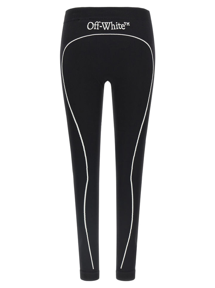 Off-White Black Polyamide Leggings