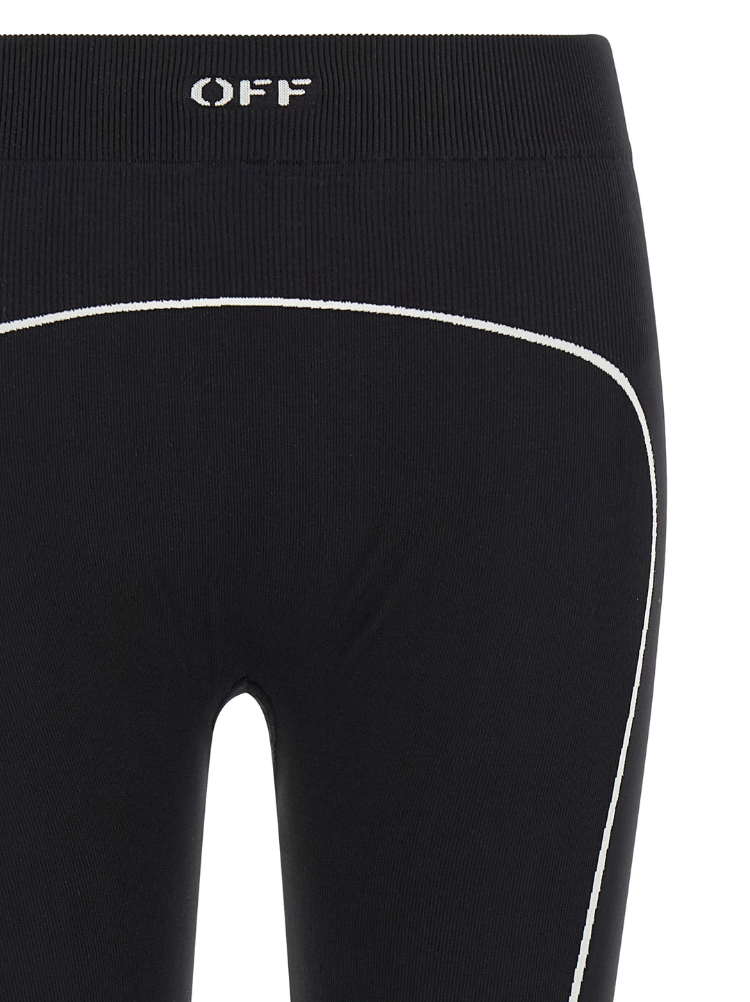 Off-White Black Polyamide Leggings
