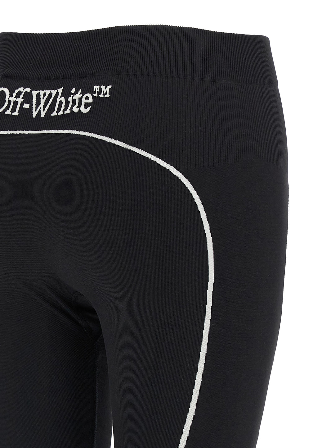 Off-White Black Polyamide Leggings