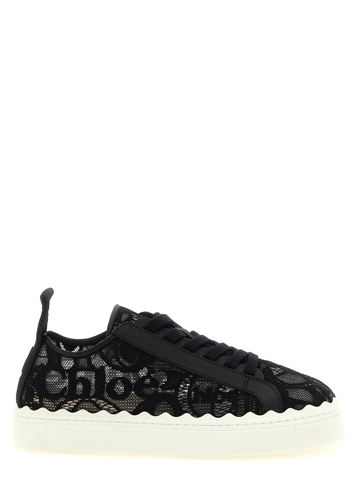 Chloé Black Polyamide Low Top Sneakers