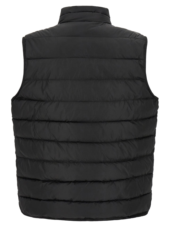 Dolce &amp; Gabbana Black Polyester Sleeveless Jacket