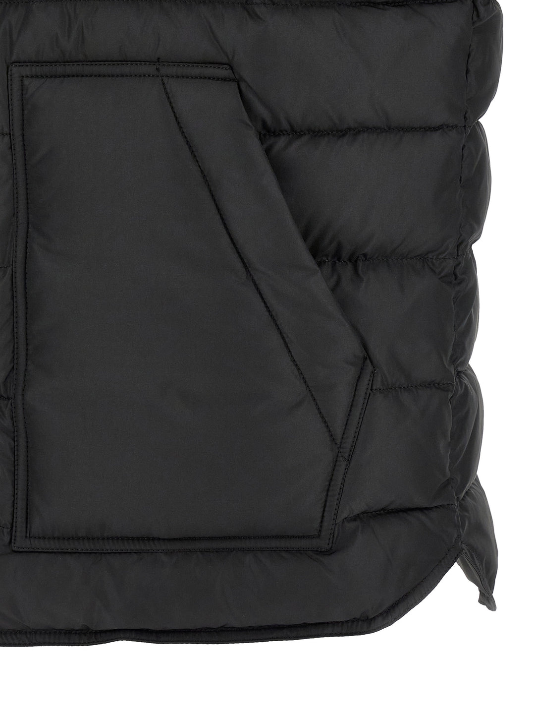 Dolce &amp; Gabbana Black Polyester Sleeveless Jacket