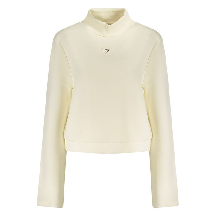 Guess Jeans Bianco Polyester Donna Sweatshirt