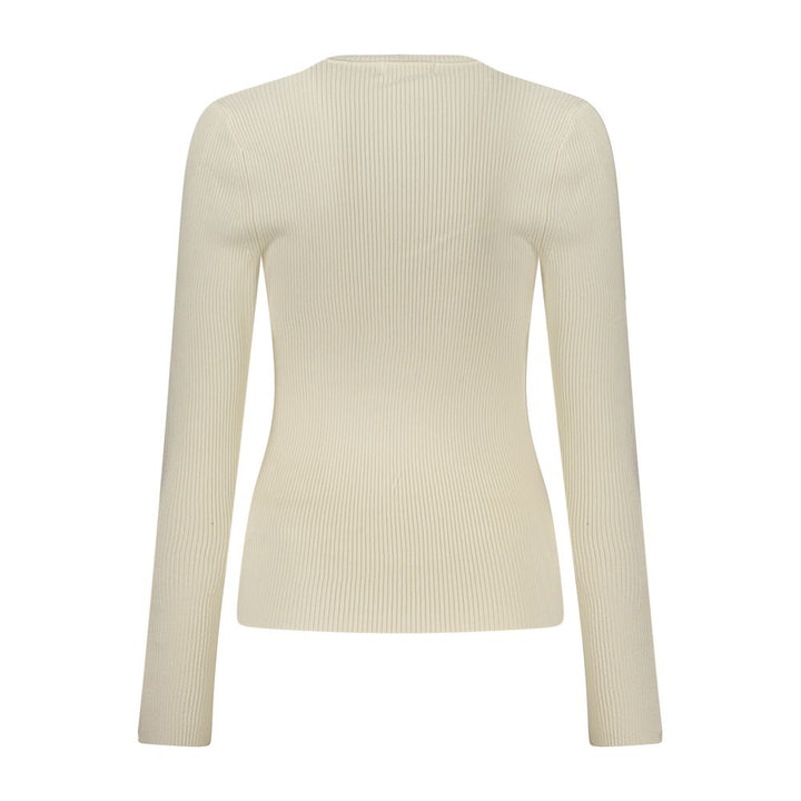 Guess Jeans Bianco Viscose Women Sweater