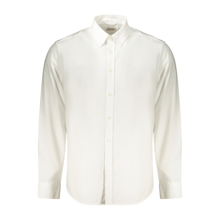 Guess Jeans White Cotton Men&