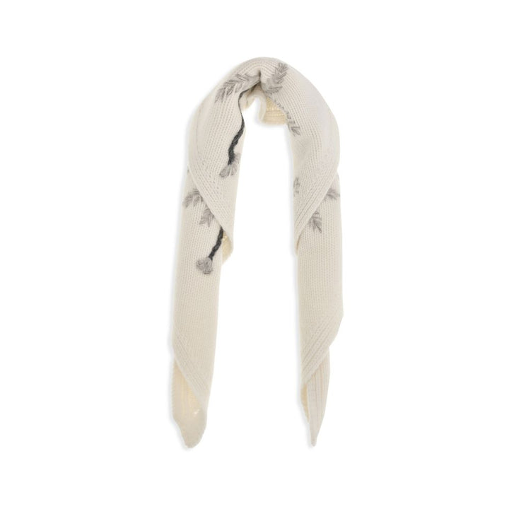 P.A.R.O.S.H. Beige Wool Oves Aries Scarf