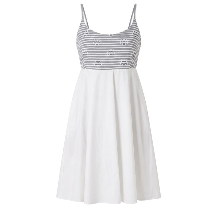 Trussardi Jeans White Cotton Women Dress
