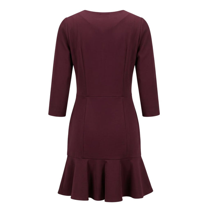 Trussardi Jeans Red Viscose Women Dress