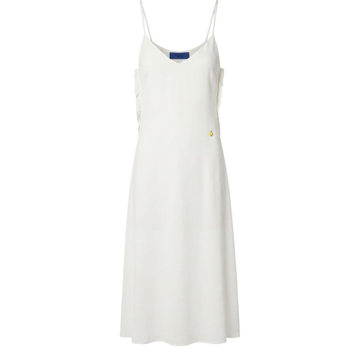 Trussardi Jeans White Polyester Women Dress
