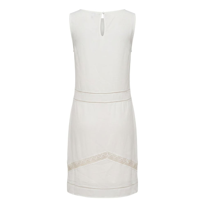 Trussardi Jeans White Polyester Women Dress