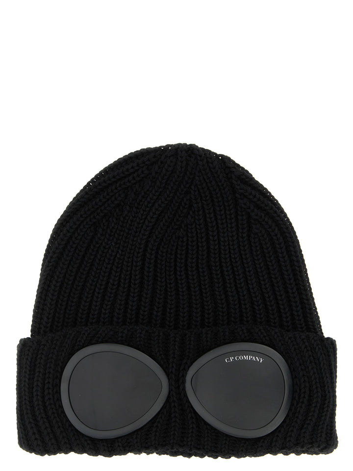 C.P. Company Black Wool Beanie