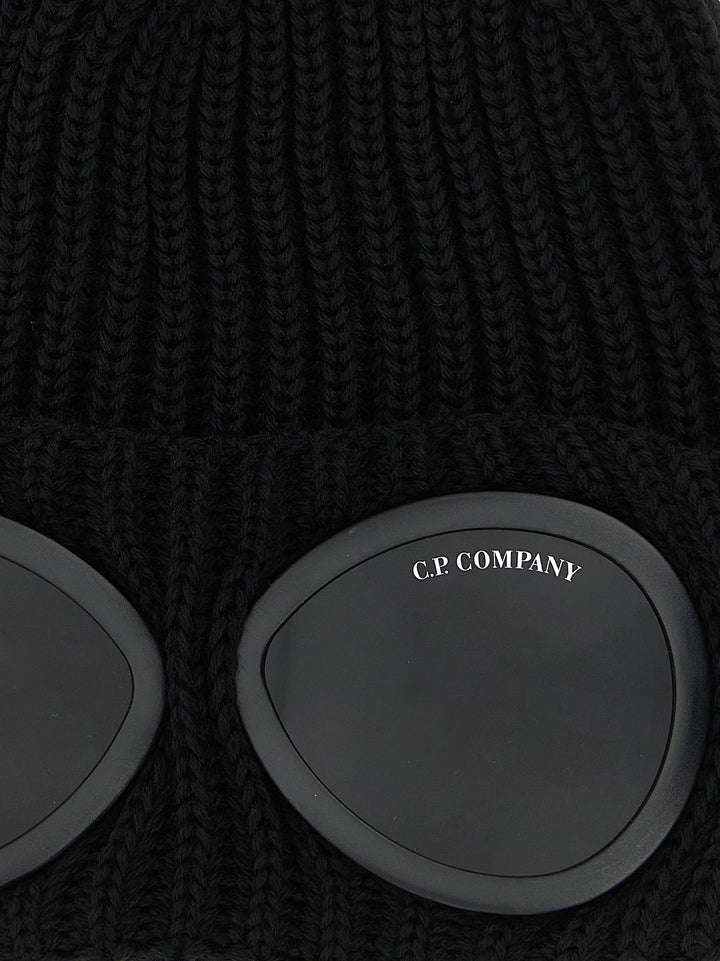 C.P. Company Black Wool Beanie
