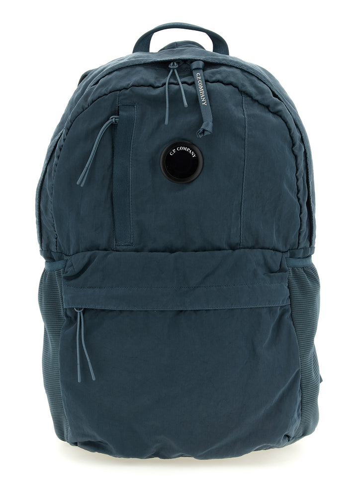 C.P. Company Blue Polyamide Backpack