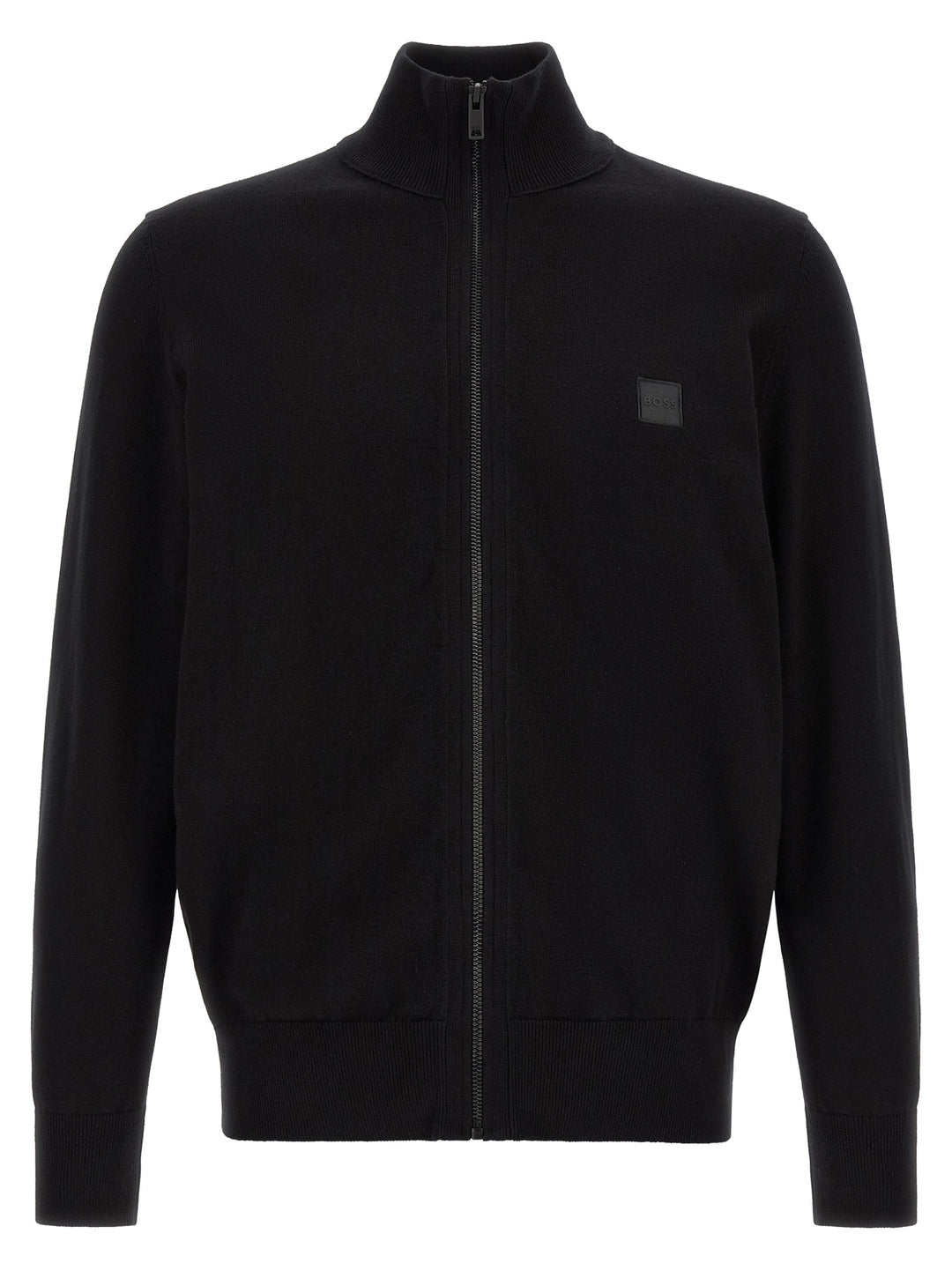 Hugo Boss Black Cotton Cardigan