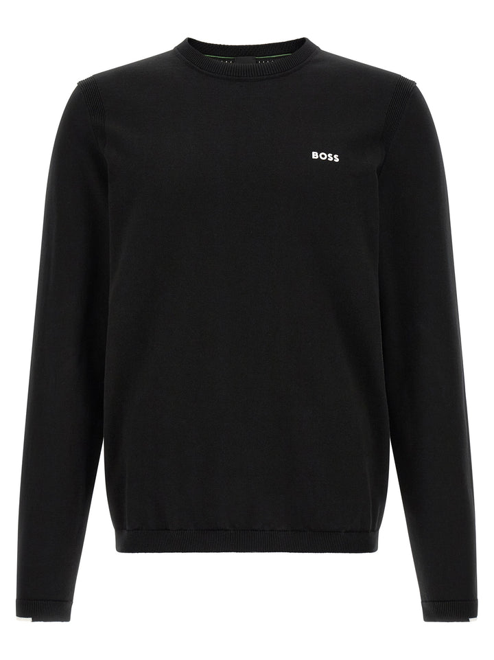 Hugo Boss Black Cotton Cardigan