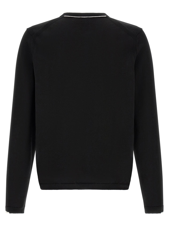 Hugo Boss Black Cotton Cardigan