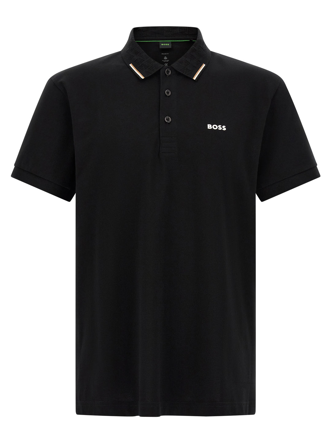 Hugo Boss Black Cotton Polo Shirt