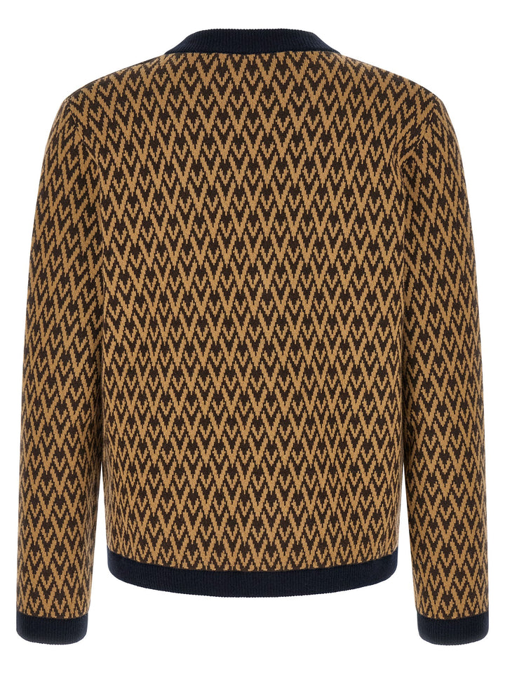 Valentino Garavani Multicolor Cashmere Cardigan