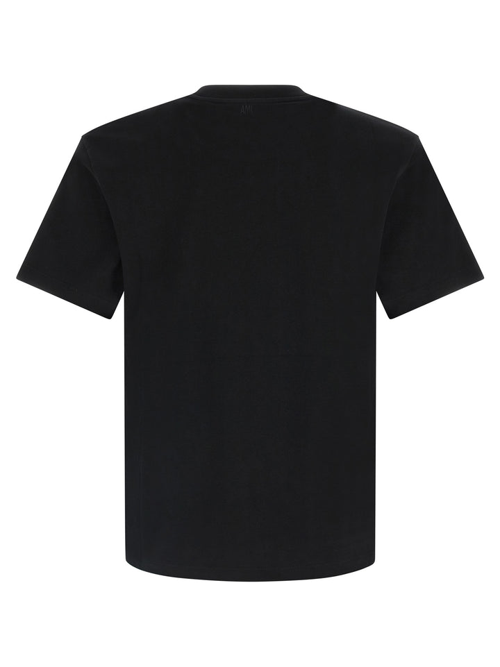 Ami Paris Bicolor Cotton T-Shirt
