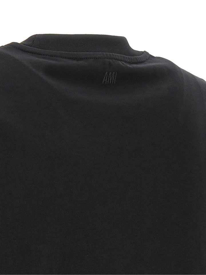 Ami Paris Bicolor Cotton T-Shirt