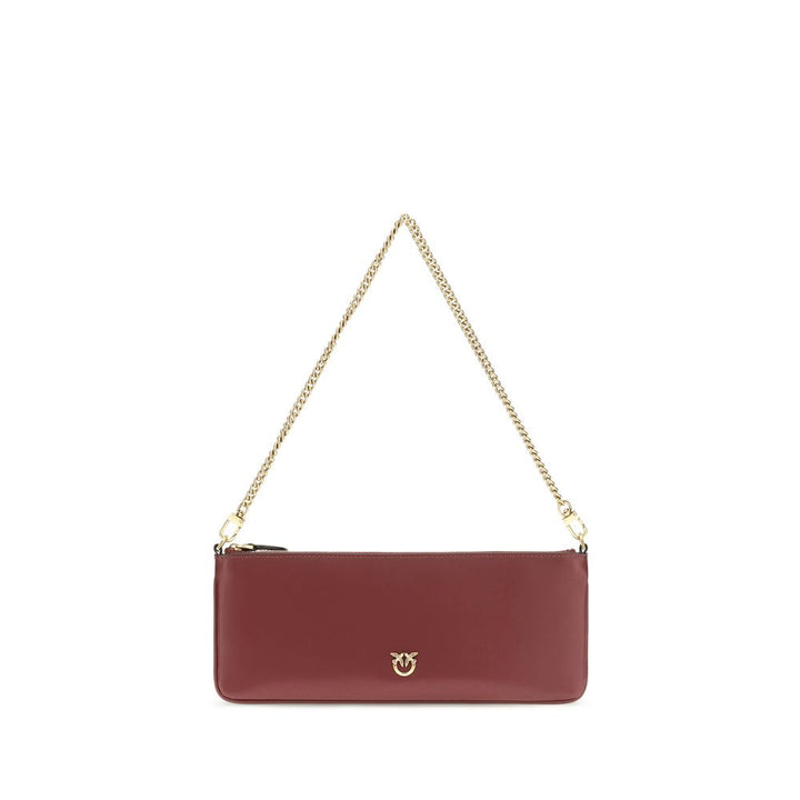 PINKO Bordeaux Calf Leather Bos Taurus Wallet