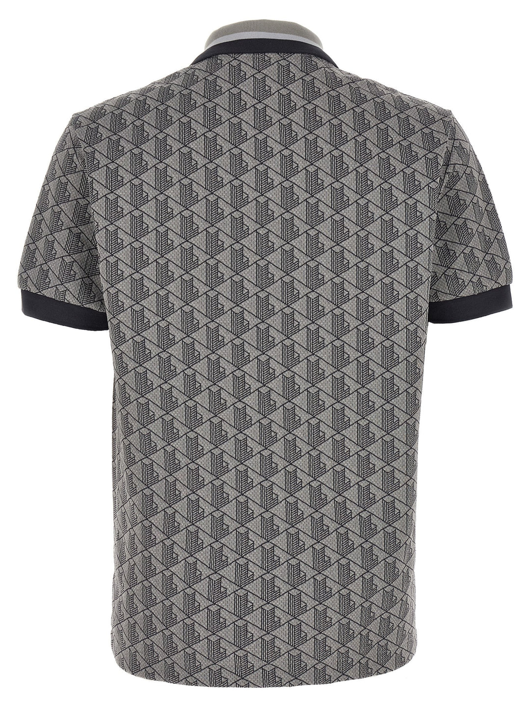 Lacoste Gray Polyester Polo Shirt