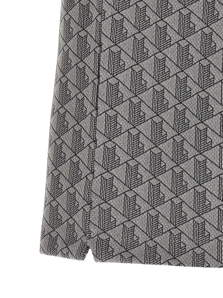 Lacoste Gray Polyester Polo Shirt