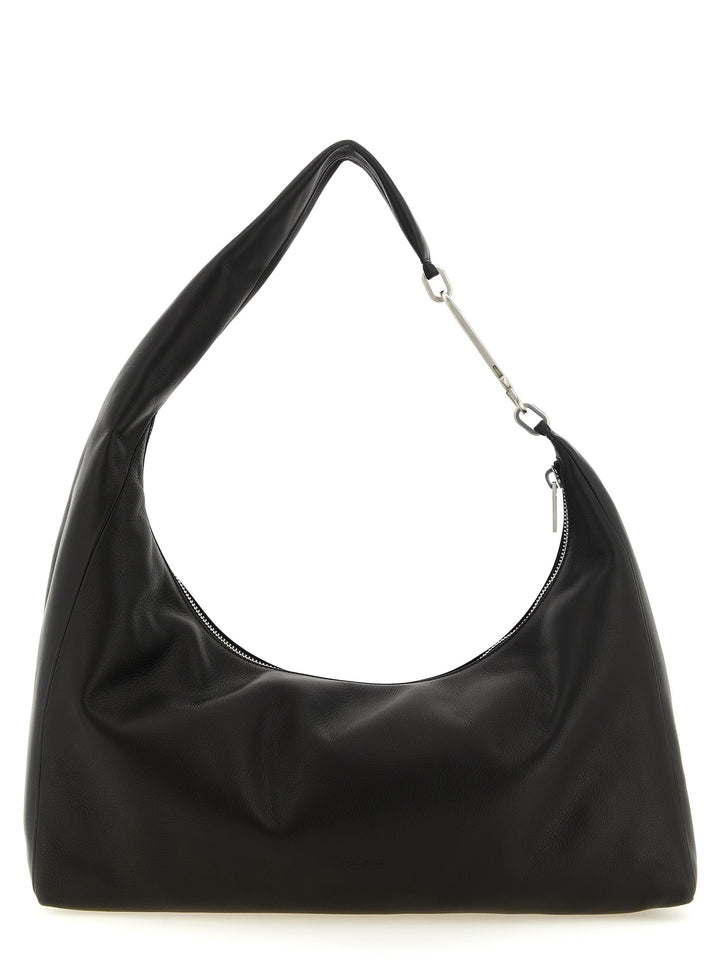 Rick Owens Black Calfskin Shoulder Bag