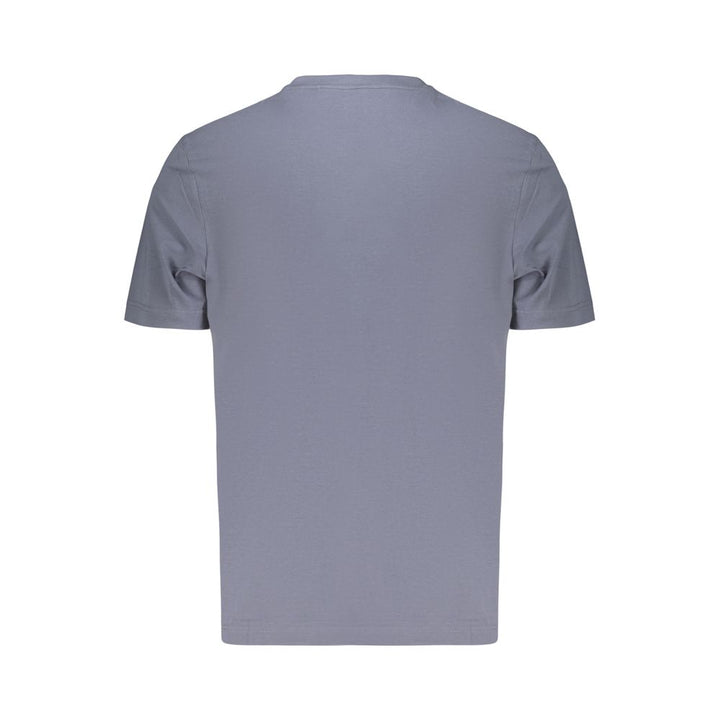 Hugo Boss Blu Cotton Uomo T-Shirt
