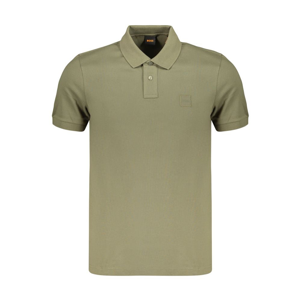 Hugo Boss Green Cotton Men&
