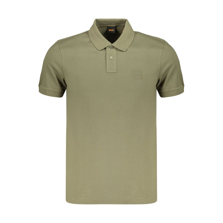 Hugo Boss Green Cotton Men&