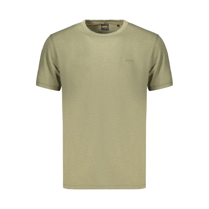 Hugo Boss Green Cotton Men&