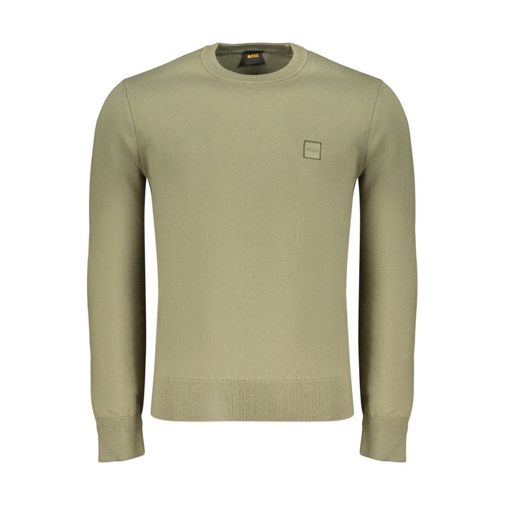 Hugo Boss Green Cotton Men&