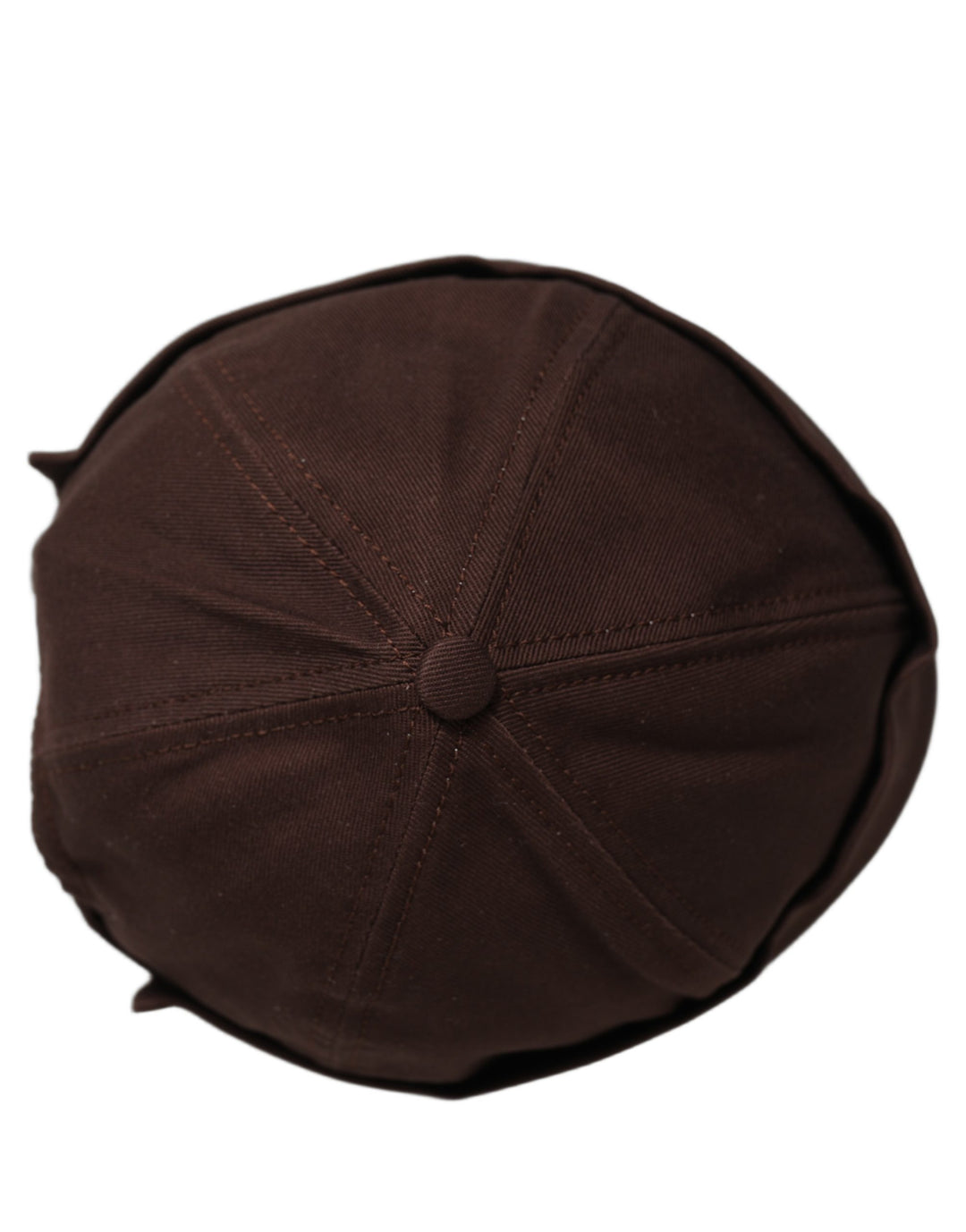 Dolce &amp; Gabbana Men Brown Cotton Docker Capello Brimless Hat