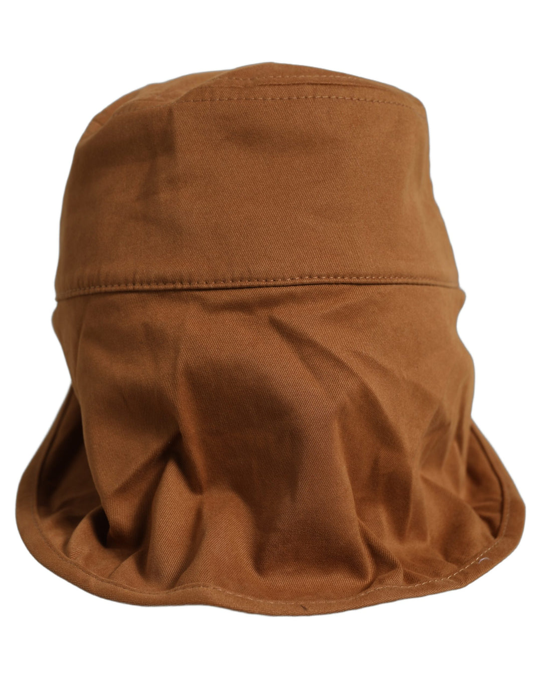 Dolce &amp; Gabbana Men Brown Cotton Double Brim Baseball Cap Hat