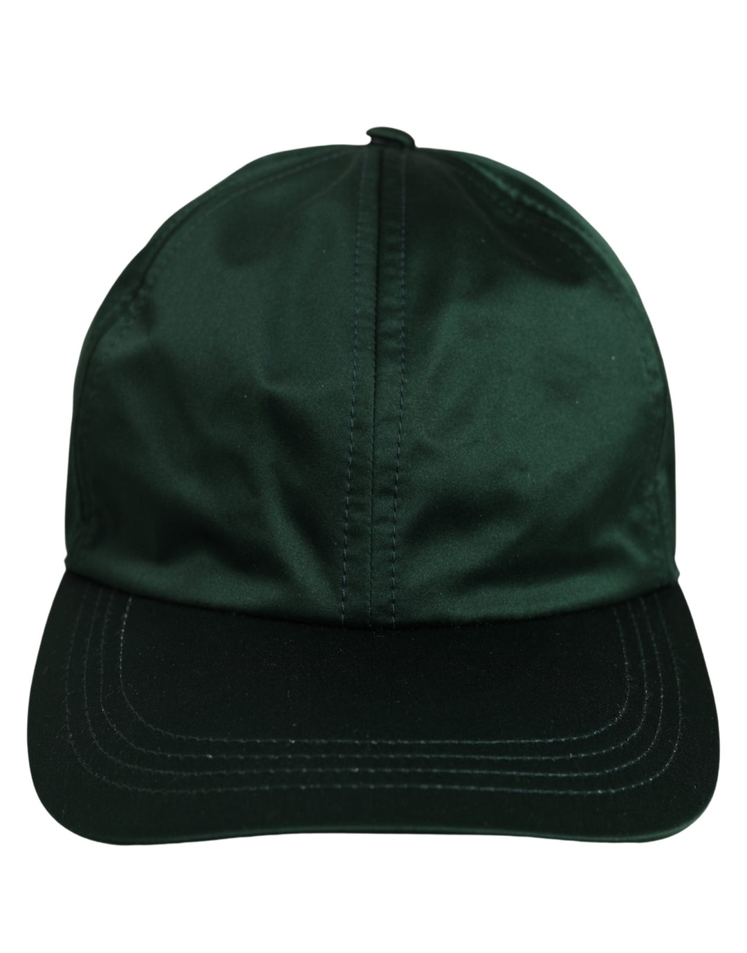 Dolce &amp; Gabbana Men Deep Green Cotton Baseball Cap 6 Panels Hat