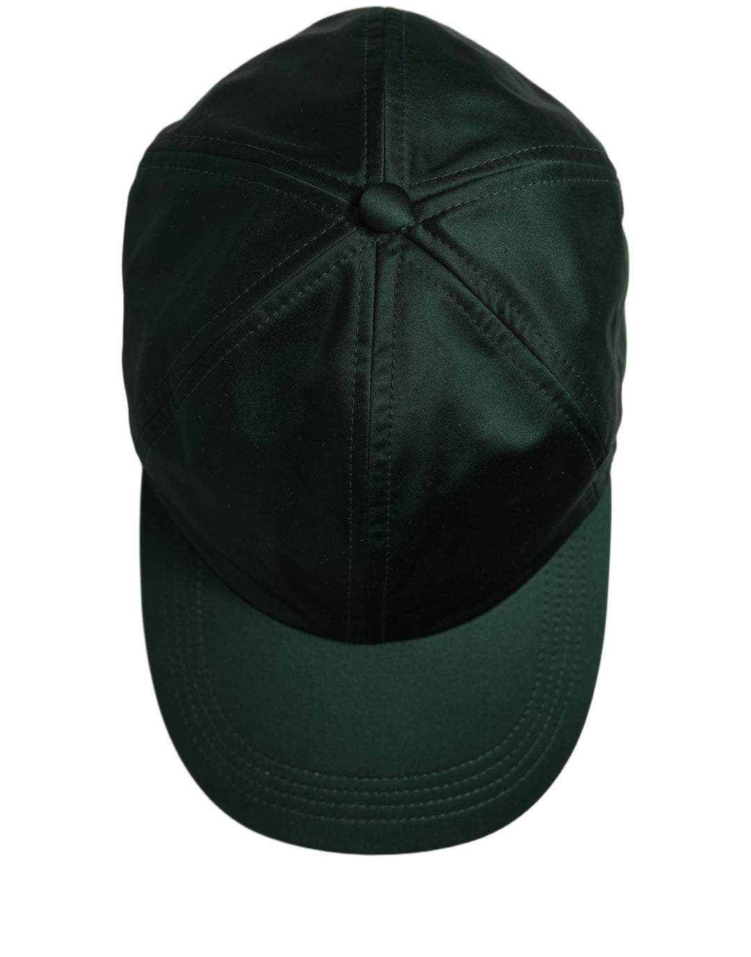 Dolce &amp; Gabbana Men Deep Green Cotton Baseball Cap 6 Panels Hat