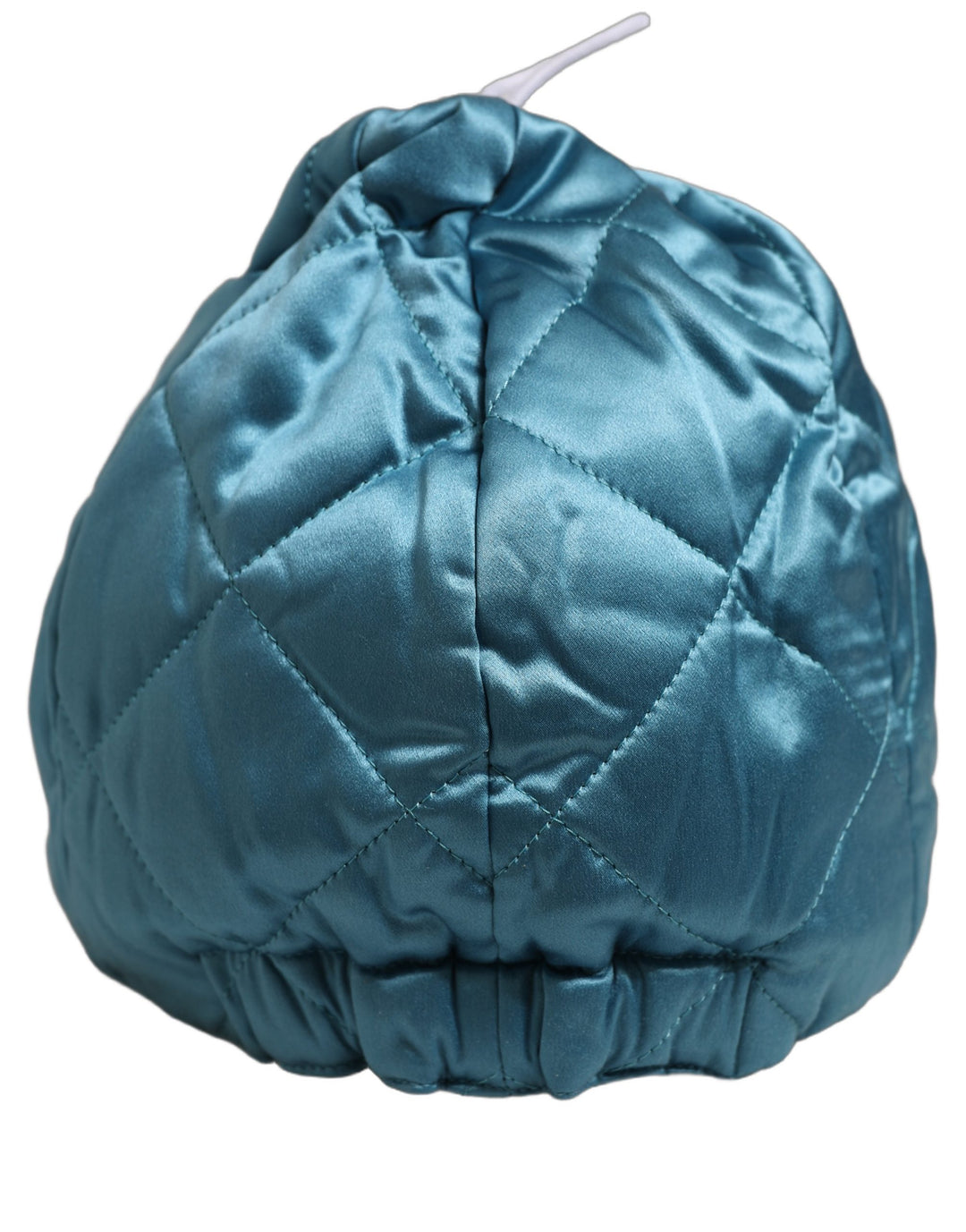 Dolce &amp; Gabbana Men Teal Polyester Quilted Baseball Cap Hat