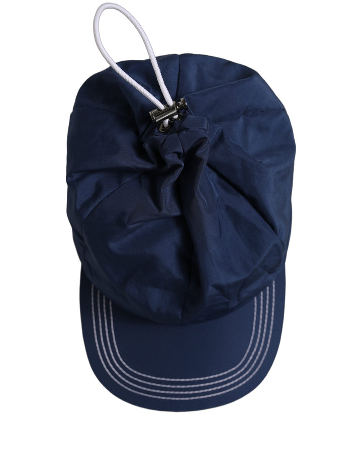 Dolce &amp; Gabbana Men Navy Blue Polyester Baseball Capello Hat