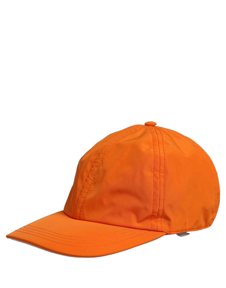 Dolce &amp; Gabbana Men Orange Polyester Baseball Cap 6 Panels Hat