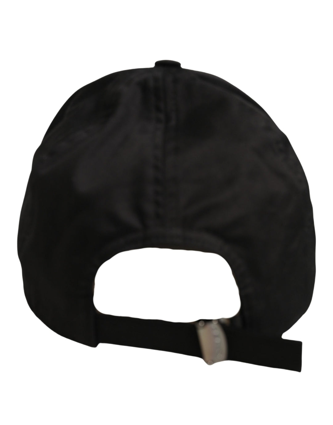 Dolce &amp; Gabbana Men Black Cotton Baseball Cap 6 Panels Hat